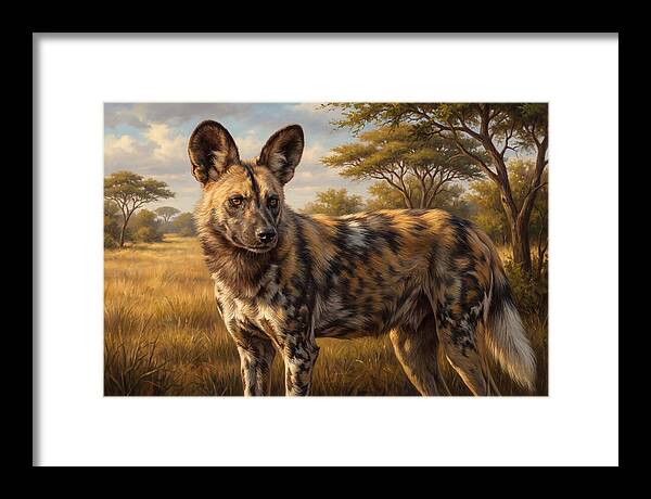 Majestic African Wild Dog