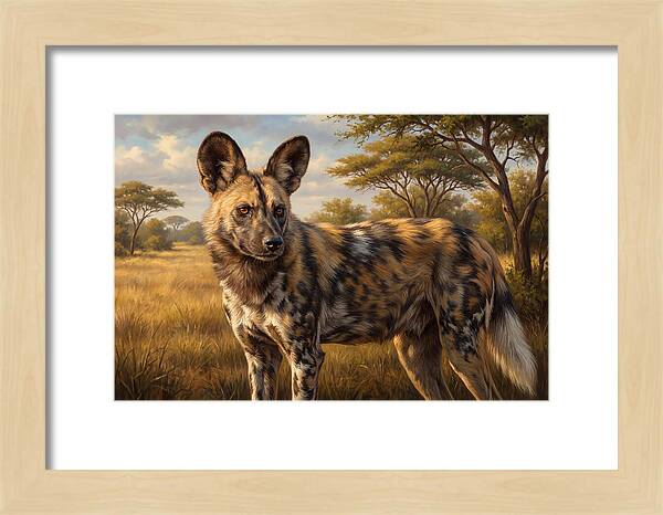 Majestic African Wild Dog