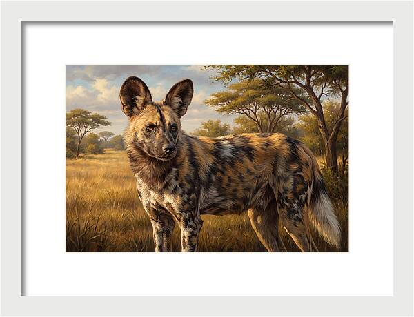 Majestic African Wild Dog