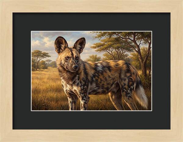 Majestic African Wild Dog