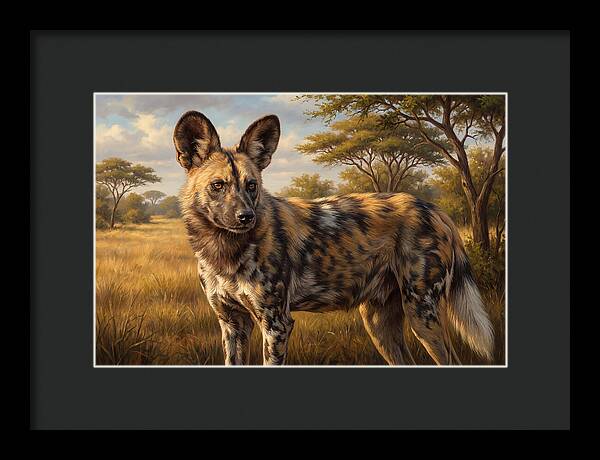 Majestic African Wild Dog