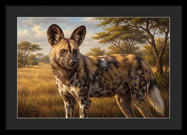 Majestic African Wild Dog