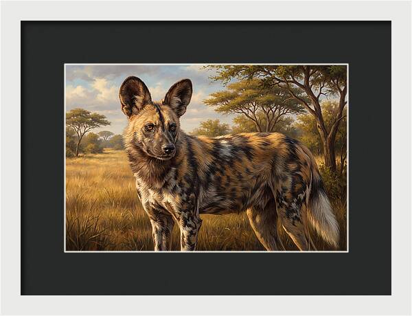 Majestic African Wild Dog