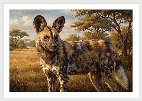 Majestic African Wild Dog