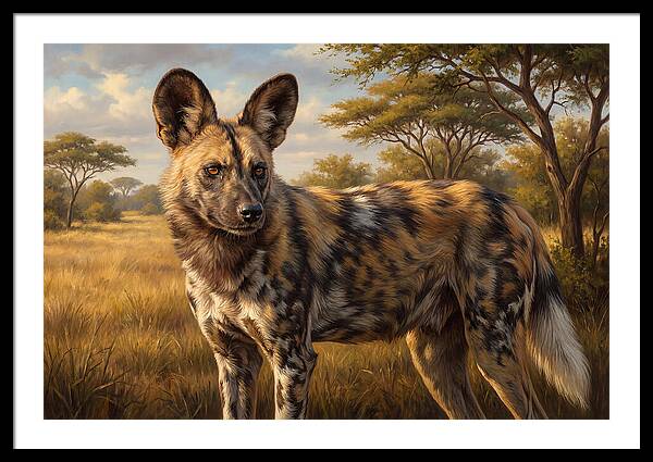 Majestic African Wild Dog