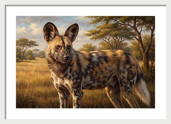 Majestic African Wild Dog