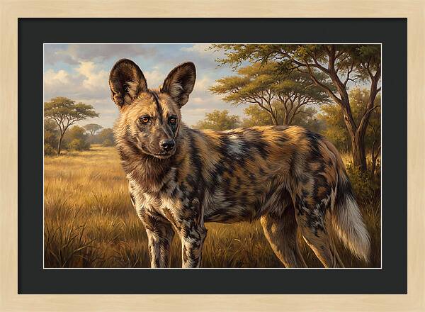 Majestic African Wild Dog