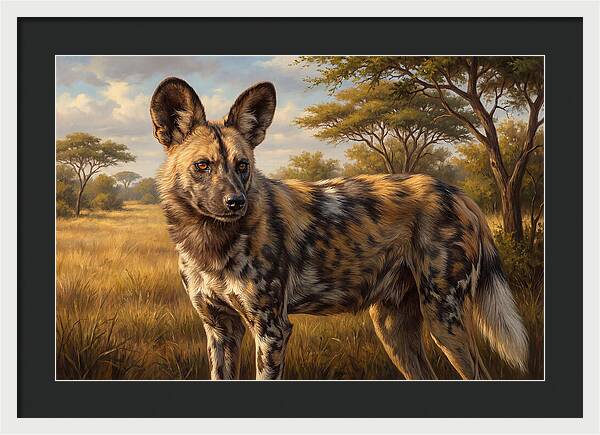 Majestic African Wild Dog