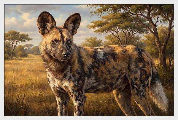 Majestic African Wild Dog