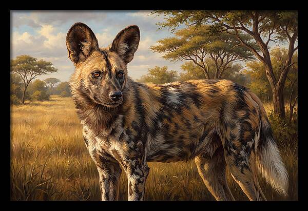Majestic African Wild Dog