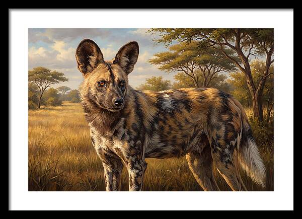 Majestic African Wild Dog