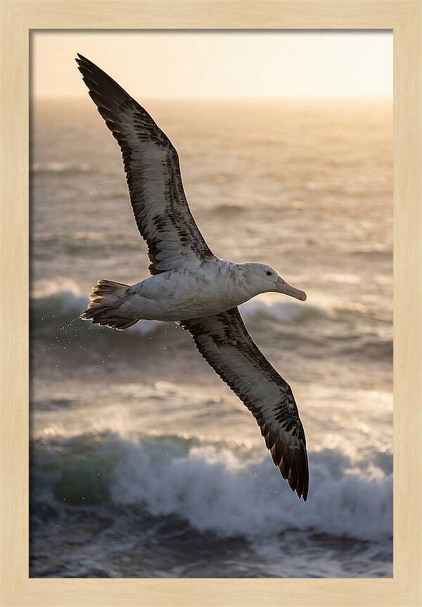 Majestic Albatross In Flight
