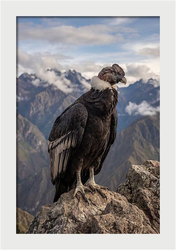 Majestic Andean Condor In Flight