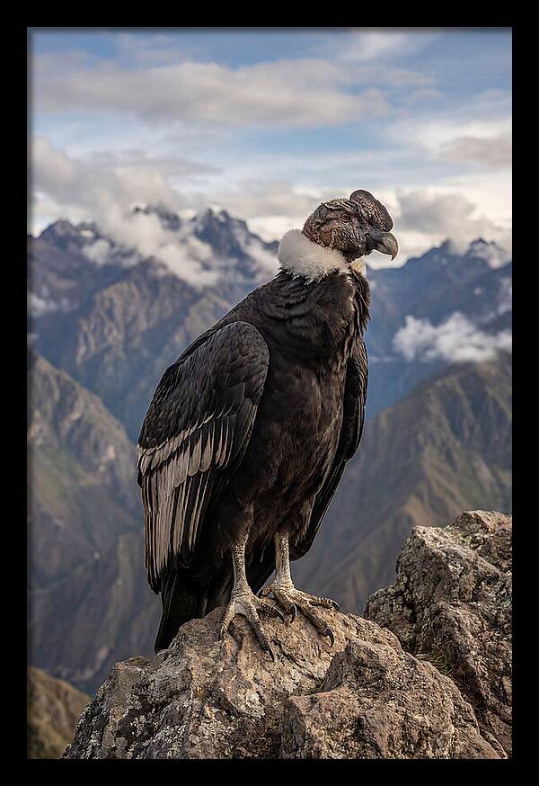 Majestic Andean Condor In Flight