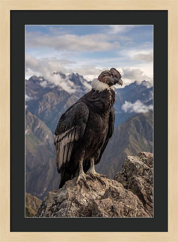 Majestic Andean Condor In Flight