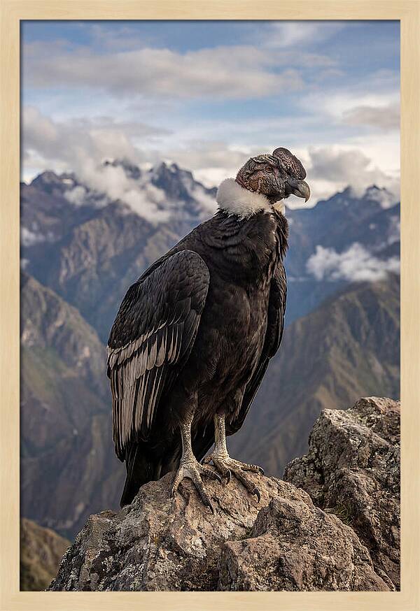 Majestic Andean Condor In Flight