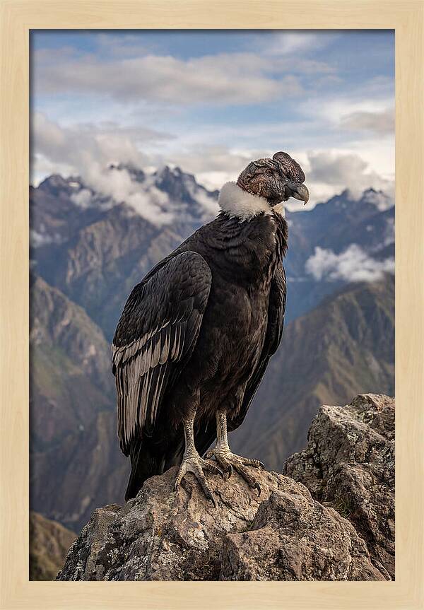 Majestic Andean Condor In Flight