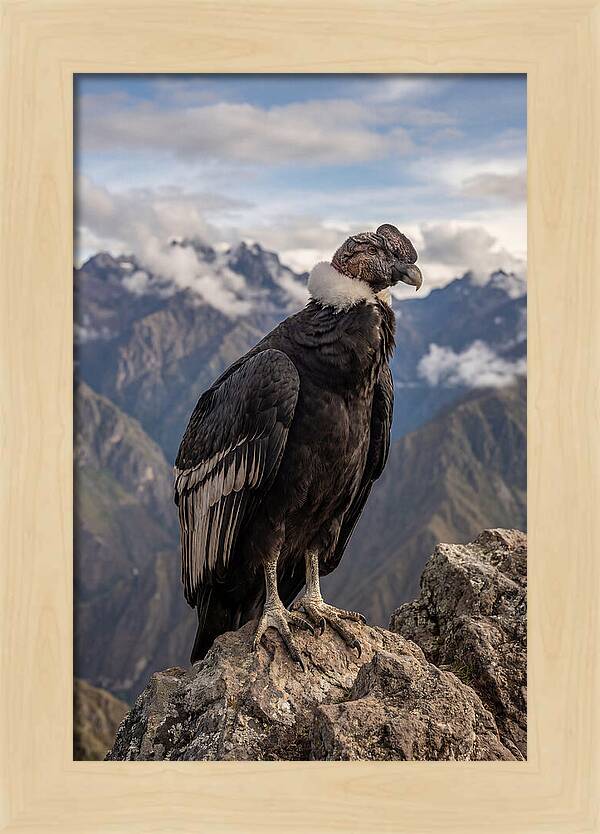 Majestic Andean Condor In Flight