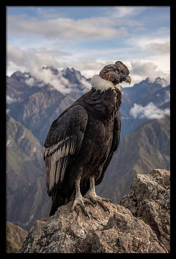 Majestic Andean Condor In Flight
