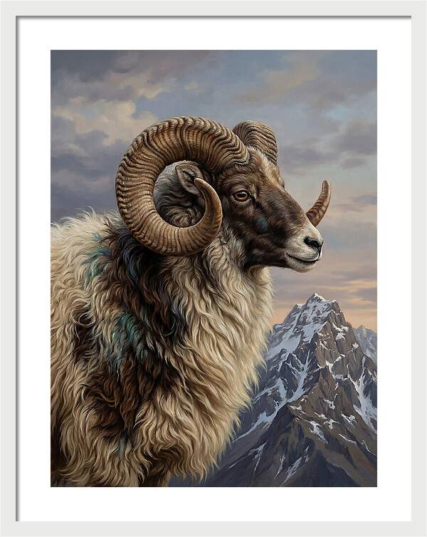 Majestic Argali Ram Portrait