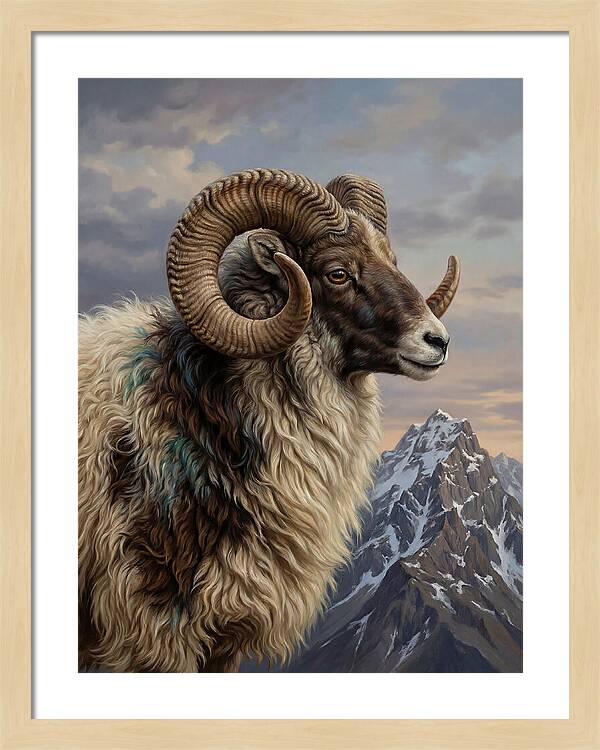 Majestic Argali Ram Portrait