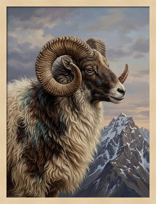 Majestic Argali Ram Portrait