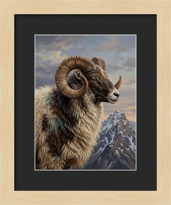 Majestic Argali Ram Portrait