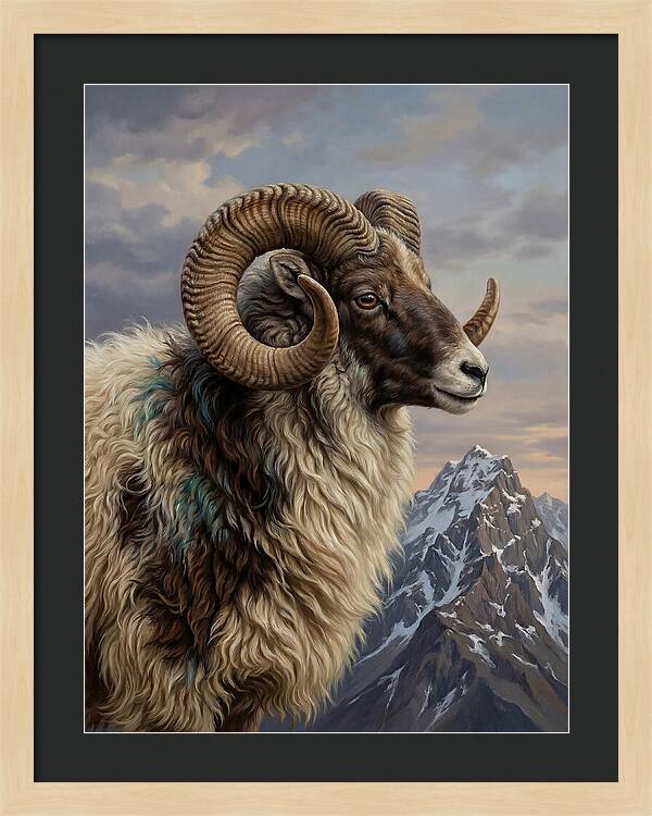 Majestic Argali Ram Portrait