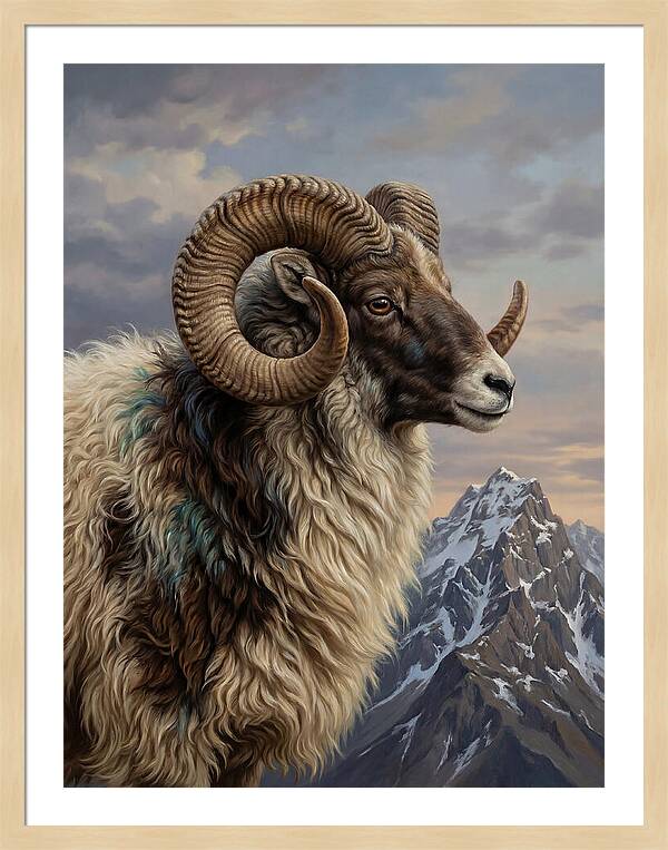 Majestic Argali Ram Portrait
