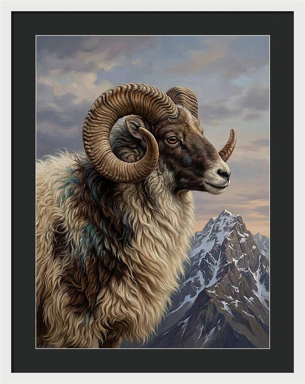 Majestic Argali Ram Portrait