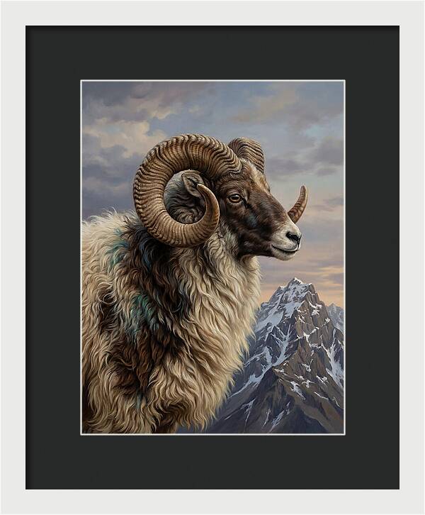 Majestic Argali Ram Portrait