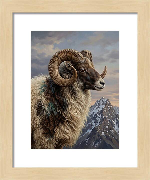 Majestic Argali Ram Portrait
