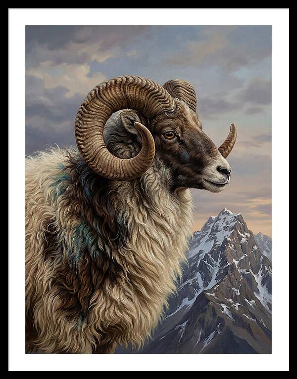 Majestic Argali Ram Portrait