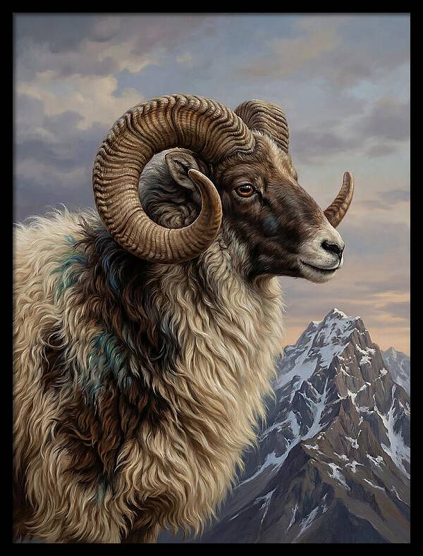 Majestic Argali Ram Portrait