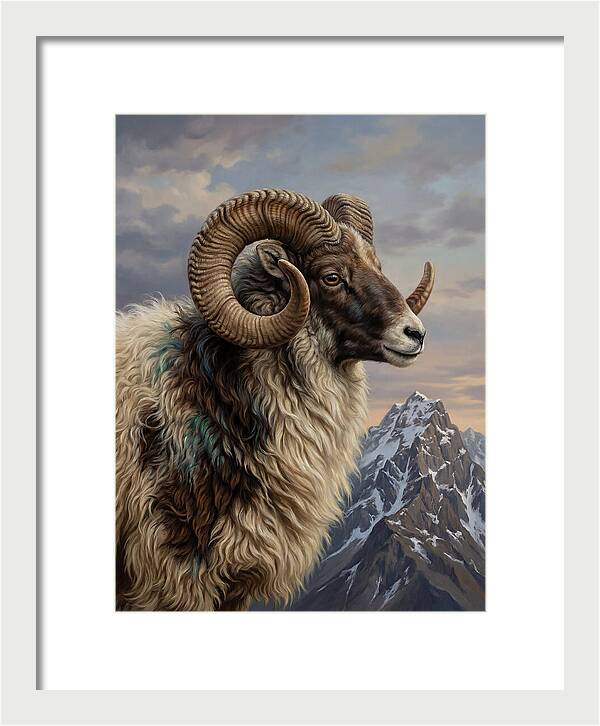 Majestic Argali Ram Portrait