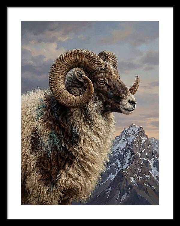 Majestic Argali Ram Portrait