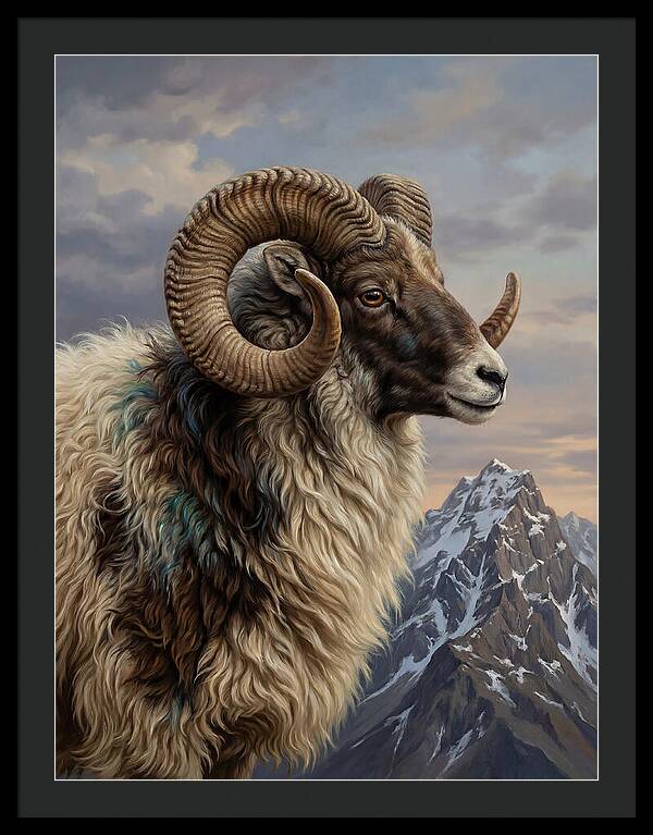Majestic Argali Ram Portrait