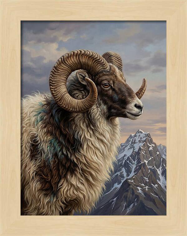 Majestic Argali Ram Portrait
