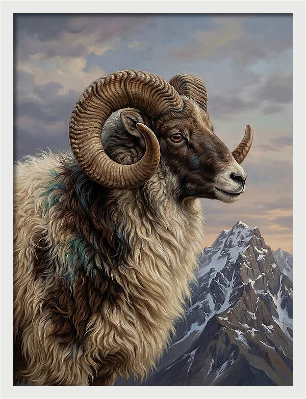 Majestic Argali Ram Portrait