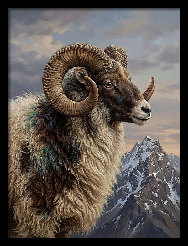 Majestic Argali Ram Portrait