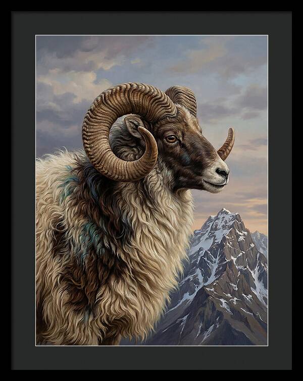 Majestic Argali Ram Portrait