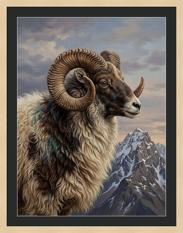 Majestic Argali Ram Portrait