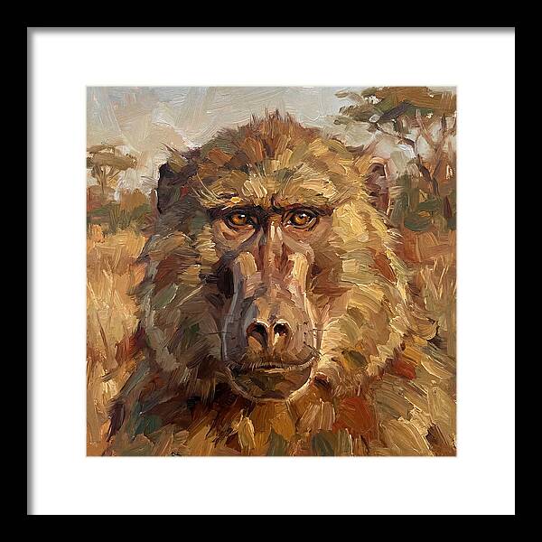 Majestic Baboon Portrait