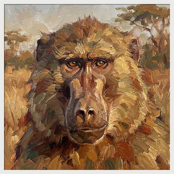Majestic Baboon Portrait