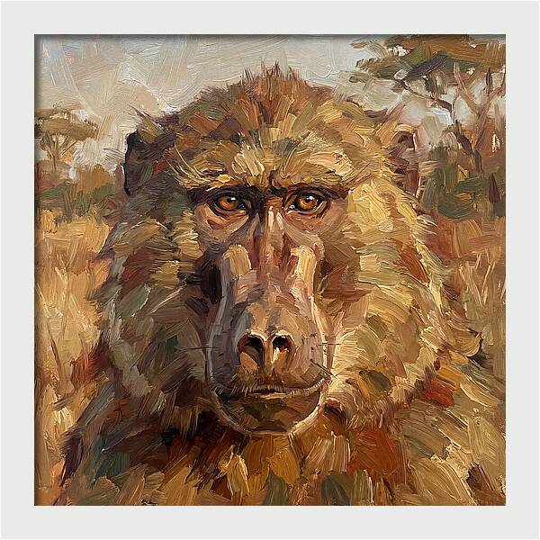 Majestic Baboon Portrait
