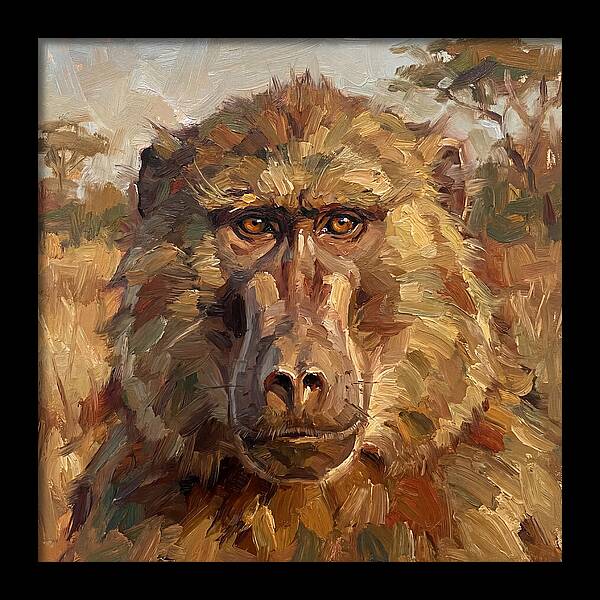 Majestic Baboon Portrait