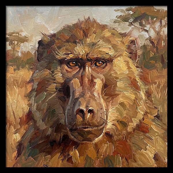 Majestic Baboon Portrait
