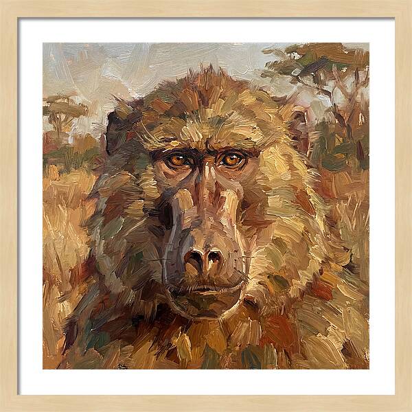 Majestic Baboon Portrait