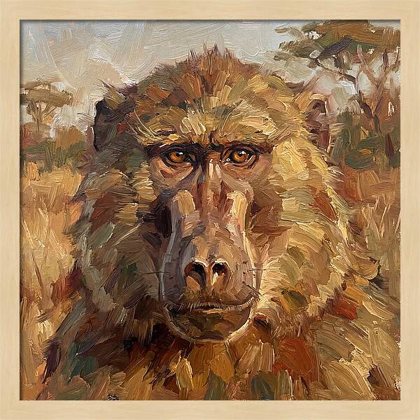 Majestic Baboon Portrait