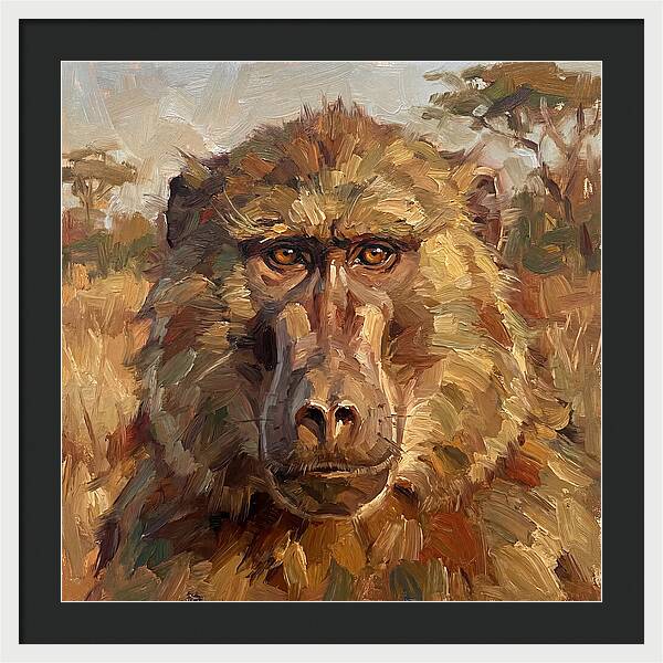 Majestic Baboon Portrait